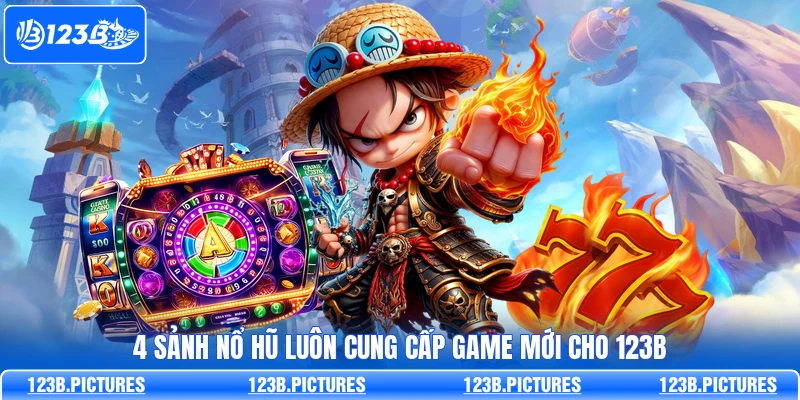 4 sảnh nổ hũ luôn cung cấp game mới cho 123B